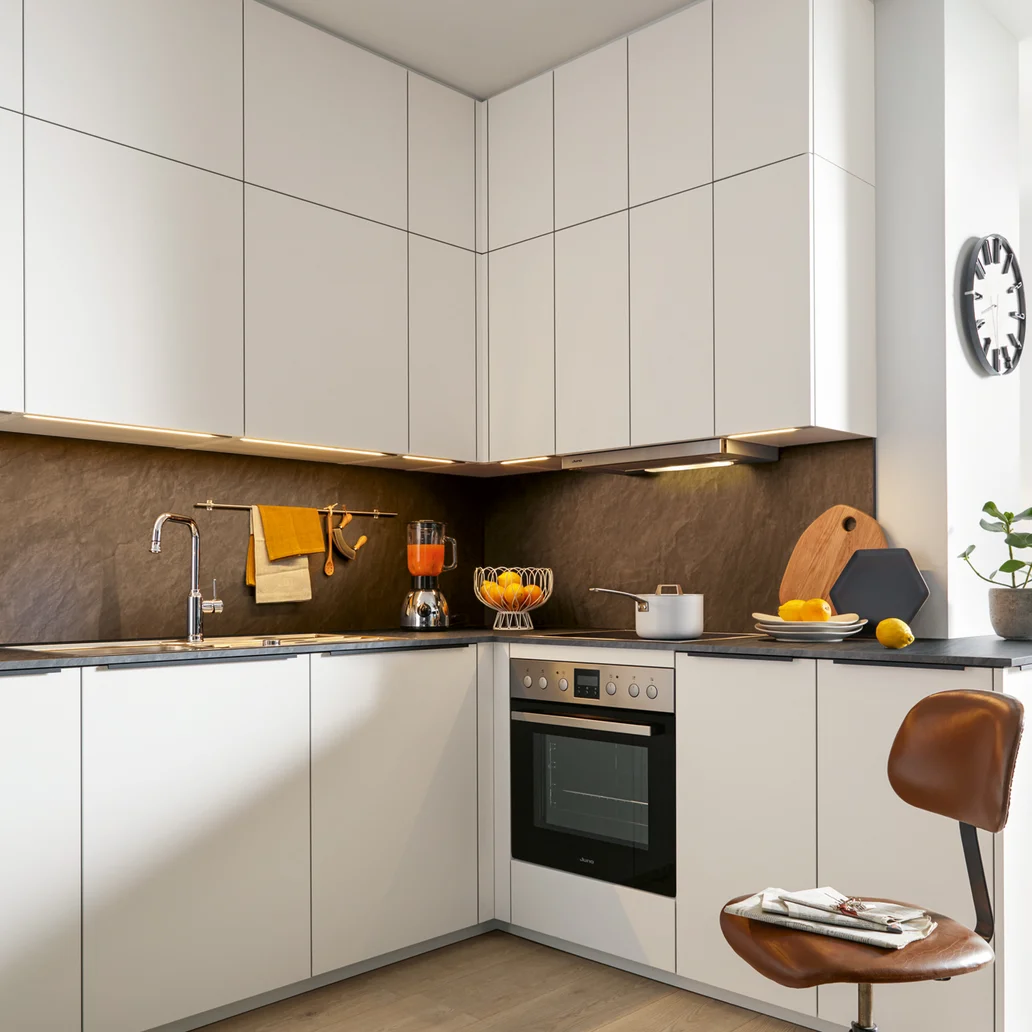 white modern kitchen