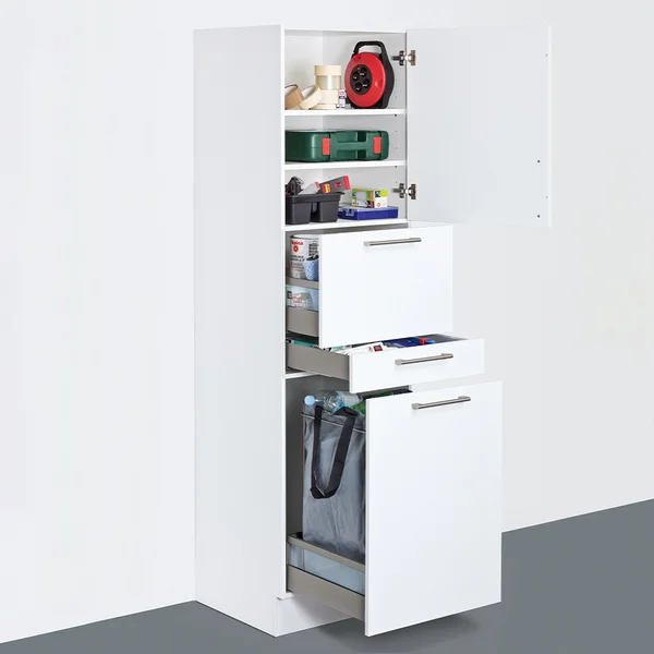 Vorrats-Hochschrank für Werkzeug und Recycling
