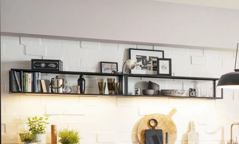 black frame rack