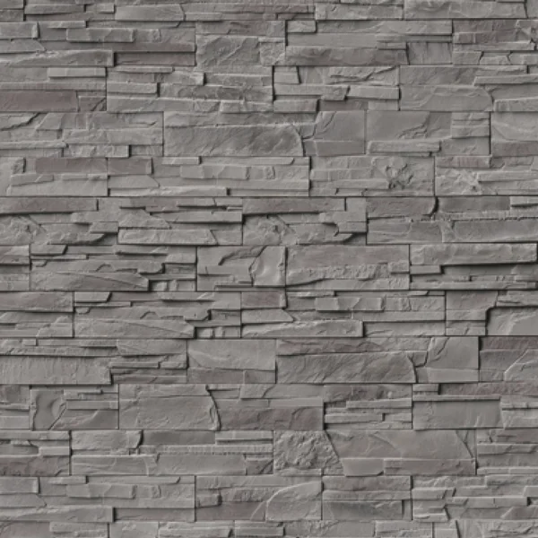Nischenverkleidung Melamin – MM81L Natursteinwand grau