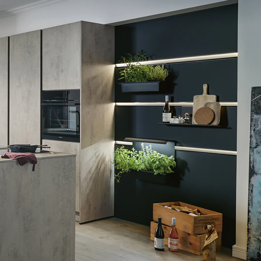 grey modern kitchen