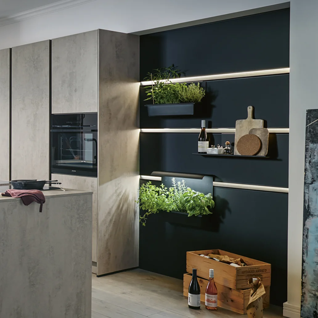 grey modern kitchen
